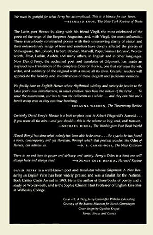 The Odes of Horace,New