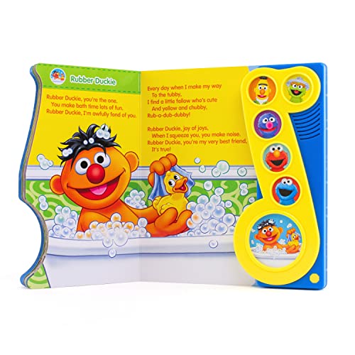 Sesame Street  Rubber Duckie Bath Time Tunes Sound Book  PI Kids (PlayASong),New