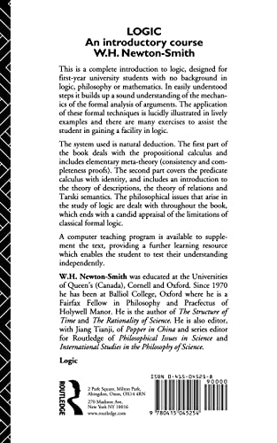 Logic: An Introductory Course,Used