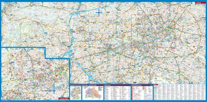 Laminated Berlin Map by Borch (English Edition),Used