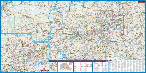 Laminated Berlin Map by Borch (English Edition),Used