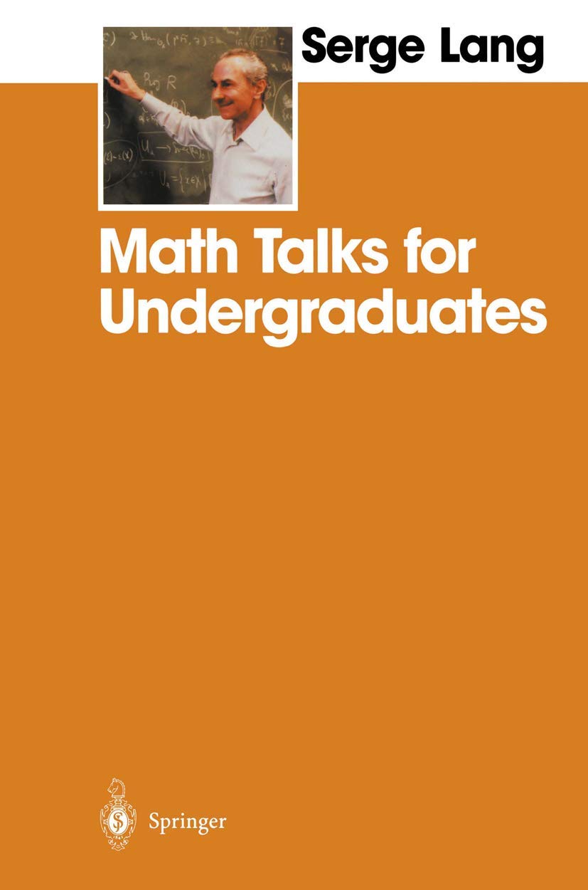 Math Talks for Undergraduates,Used