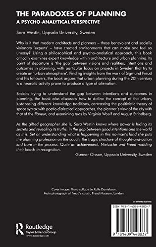 The Paradoxes of Planning: A PsychoAnalytical Perspective (New Directions in Planning Theory),Used