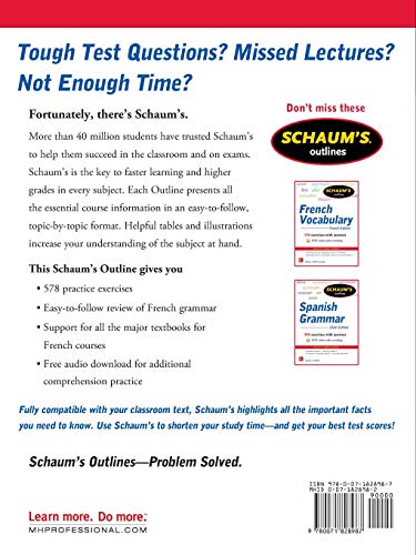 Schaum's Outline of French Grammar,New