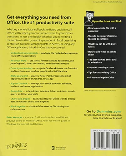 Office 2016 AllinOne For Dummies,Used