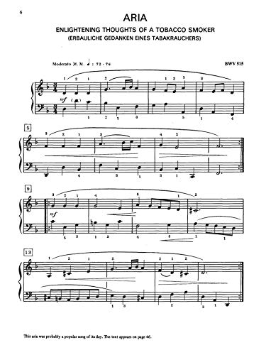 Bach  Selections from Anna Magdalena's Notebook (Alfred Masterwork Edition),New