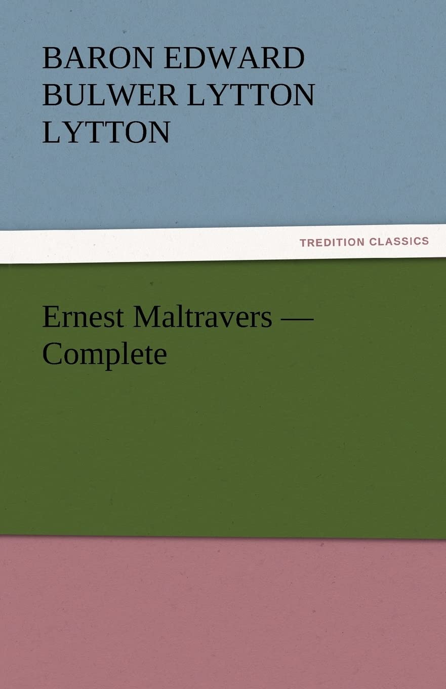 Ernest Maltravers  Complete,Used