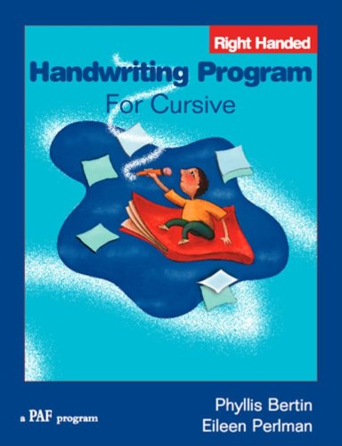 Handwriting Program for Cursive Right Hand,Used