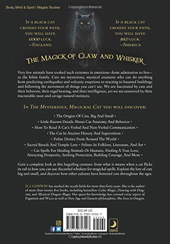 The Mysterious Magickal Cat: Mythology, Folklore, Spirits, and Spells,Used