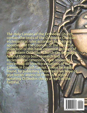 The Holy Canons Of The Orthodox Church,New