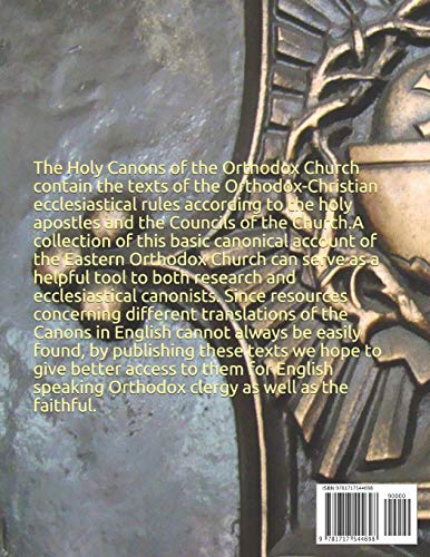 The Holy Canons of the Orthodox Church,Used