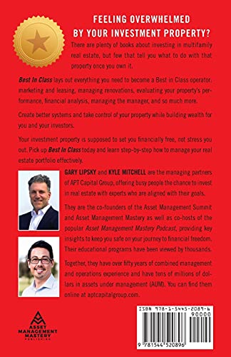 Best In Class: How To Manage Your Multifamily Asset, Avoid Mistakes, And Build Wealth Through Real Estate,Used