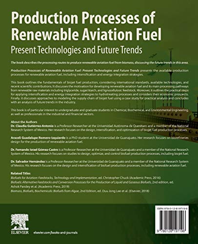 Production Processes of Renewable Aviation Fuel: Present Technologies and Future Trends,Used