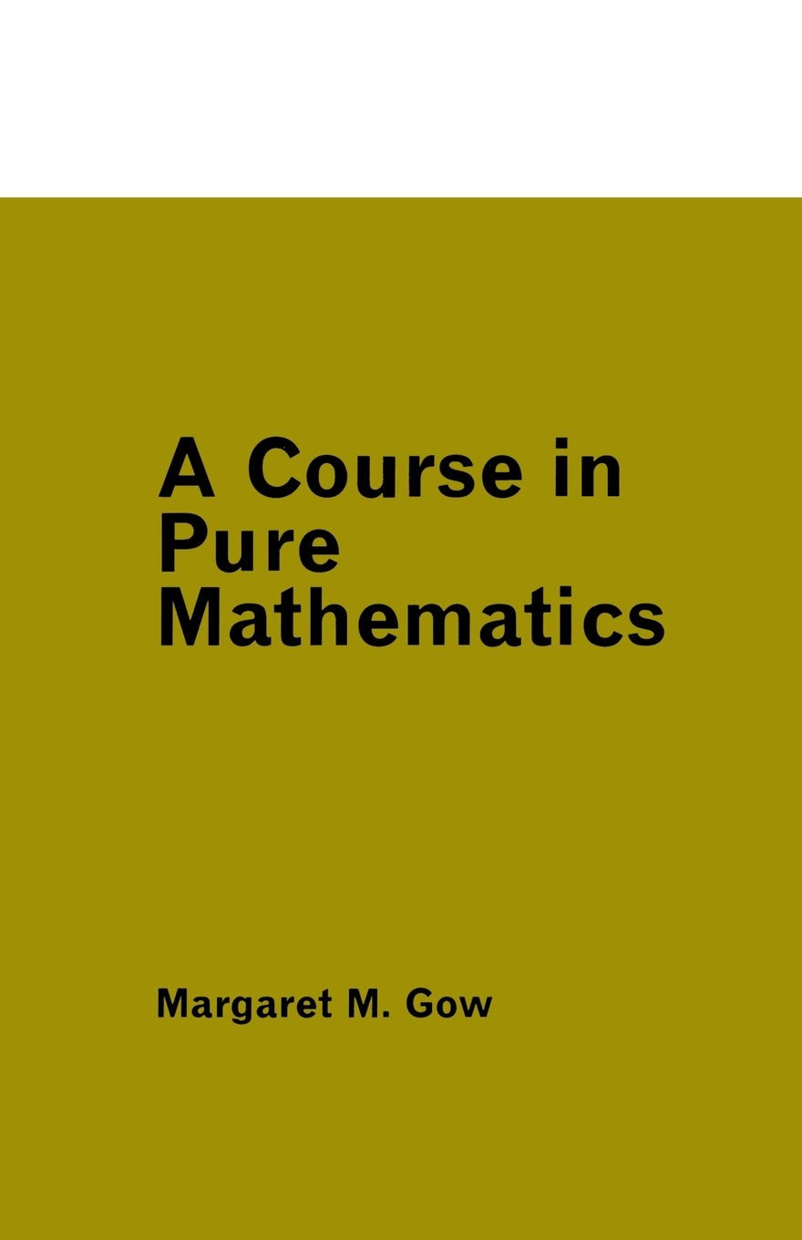 A Course in Pure Mathematics,Used