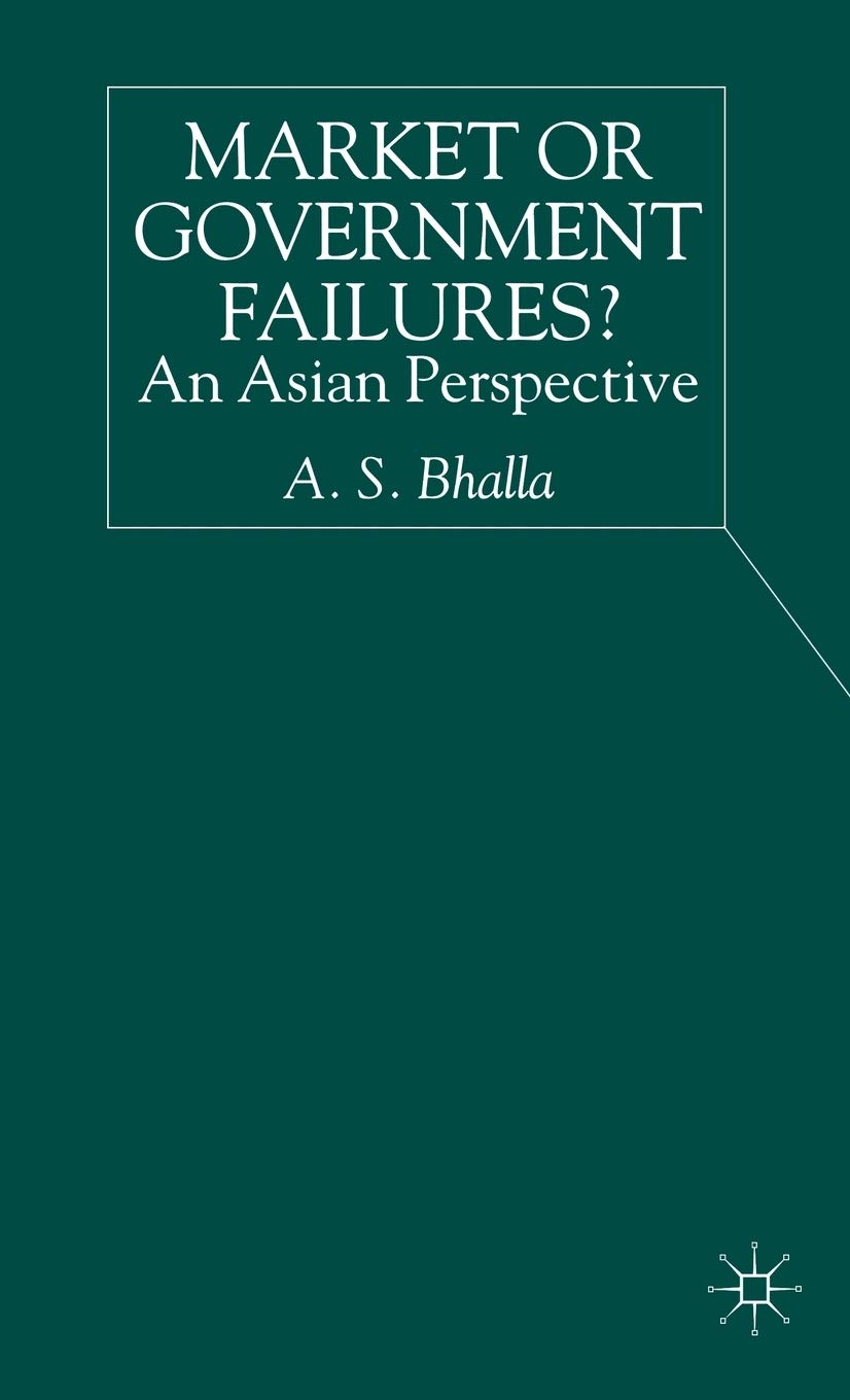 Market or Government Failures?: An Asian Perspective,Used