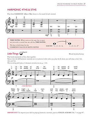 Alfred'S Teach Yourself To Play Piano: Everything You Need To Know To Start Playing Now!, Book & Online Audio (Teach Yourself Se,New