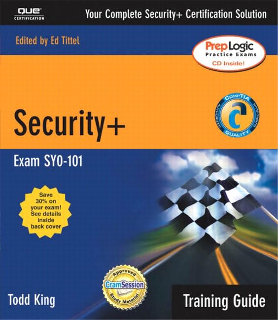 Security+ Training Guide: Exam Syo101,Used