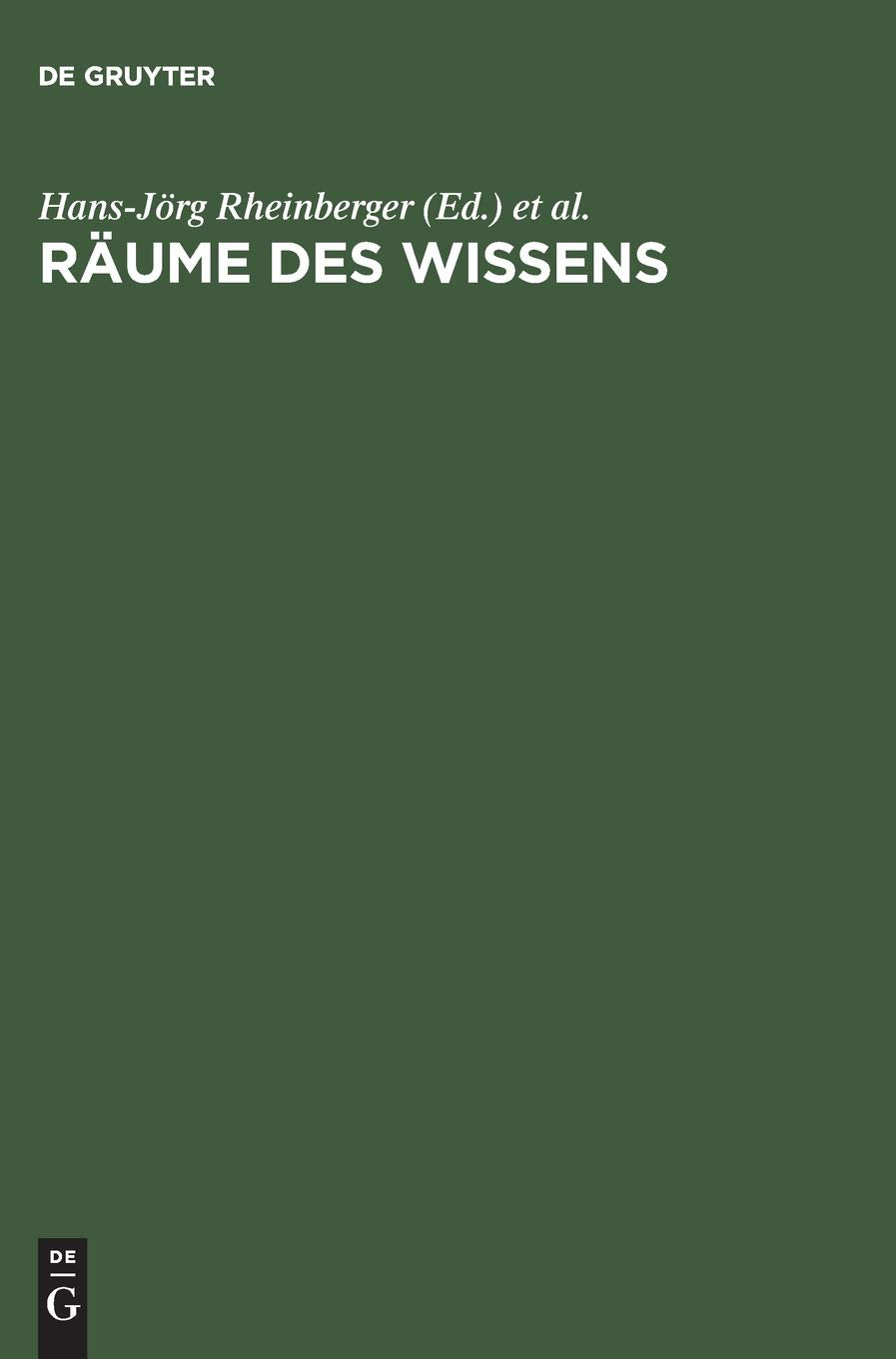 Rume des Wissens: Reprsentation, Codierung, Spur (German Edition),Used