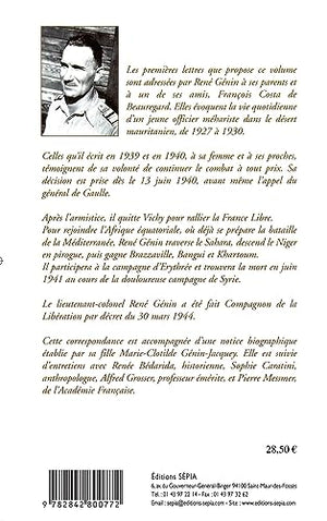 Itinraire d'un mhariste: De la Mauritanie  l'Afrique Franaise Libre (French Edition),Used