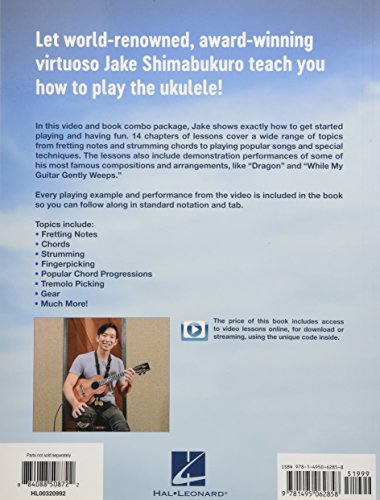 Jake Shimabukuro Teaches Ukulele Lessons Book/Online Media,New