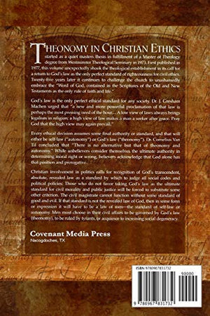 Theonomy In Christian Ethics-used