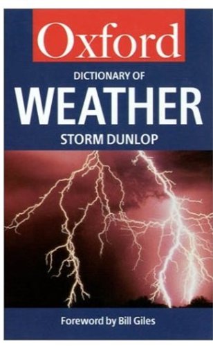 A Dictionary Of Weather (Oxford Quick Reference)