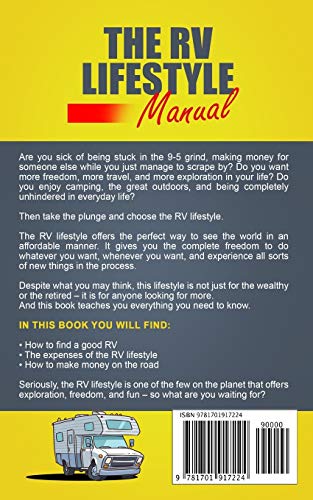 The RV Lifestyle Manual: Living as a Boondocking Expert  How to Swap Your Day Job for Travel and Adventure on the Open Road,Used
