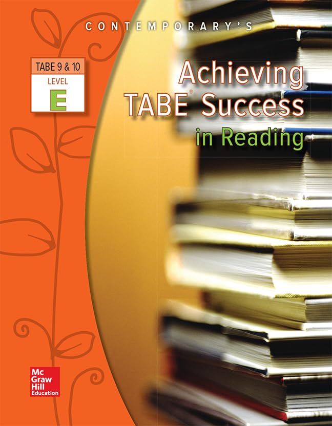 Achieving TABE Success In Reading, Level E Workbook (Achieving TABE Success for TABE 9 & 10),Used