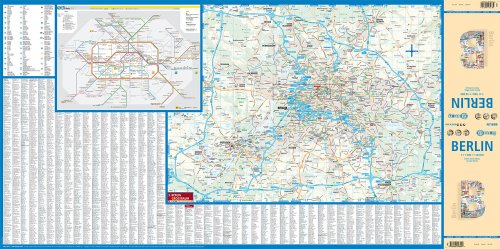 Laminated Berlin Map by Borch (English Edition),Used