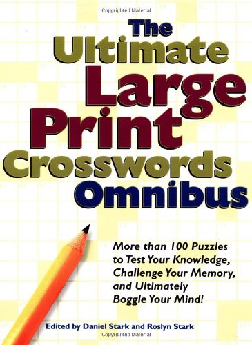The Ultimate Large Print Crosswords Omnibus,Used
