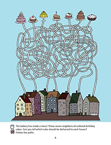 SuperFun Brain Teasers and Marvelous Mazes: Time Yourself, Challenge Your Friends, Train Your Brain (Happy Fox Books) Activity ,Used