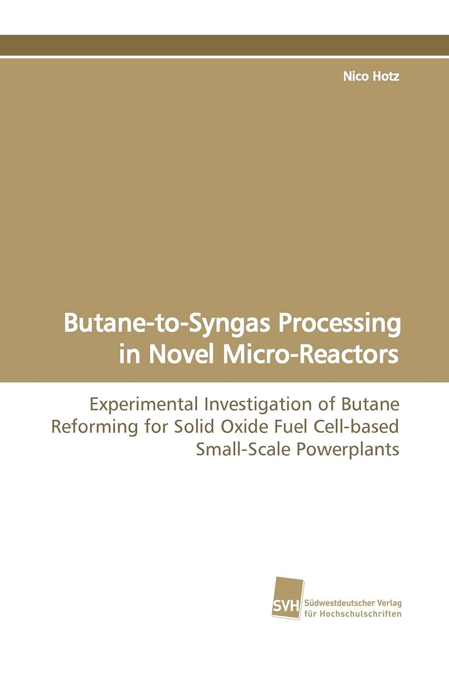 ButanetoSyngas Processing in Novel MicroReactors: Experimental Investigation of Butane Reforming for Solid Oxide Fuel Cellba,Used