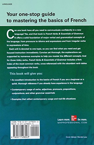French Verbs & Essentials Of Grammar, 2E (Verbs And Essentials Of Grammar Series)