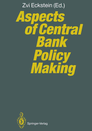 Aspects of Central Bank Policy Making,Used