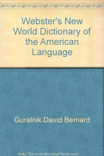 Webster's New World Dictionary of the American Language,Used
