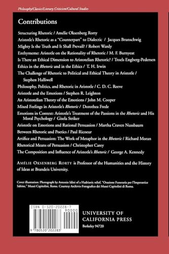 Aristotle'S Rhetoric (Philosophical Traditions) (Volume 6)