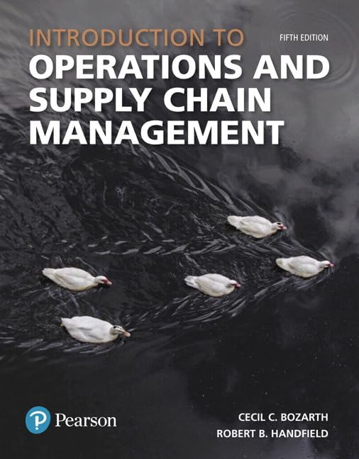 Introduction to Operations and Supply Chain Management (What's New in Operations Management),Used
