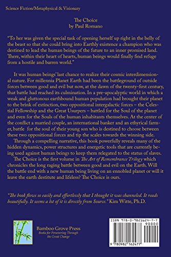 The Choice: Book One of the Art of Remembrance Trilogy,Used