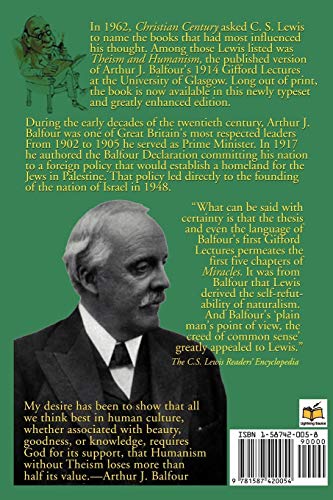 Theism and Humanism : The Book that Influenced C. S. Lewis,New