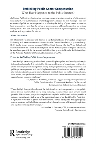 Rethinking Public Sector Compensation,New