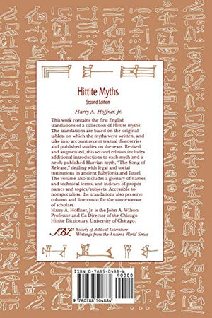 Hittite Myths, Second Edition,Used