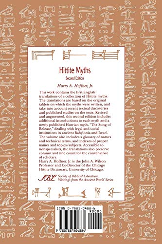 Hittite Myths, Second Edition,New