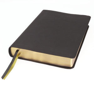 NASB, Thinline Bible, Large Print, Passaggio Setting, Leathersoft, Black, Red Letter, 1995 Text, Comfort Print: Elegantly unitin,Used