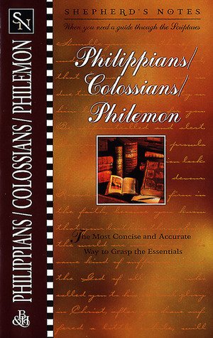 Filipenses, Colosenses, Filemn/Phillippians, Colossians, Philemon (Shepherd'S Notes) (Spanish Edition),Used