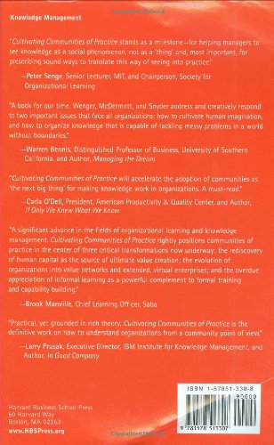 Cultivating Communities of Practice,New