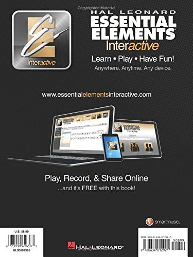 Essential Elements for Band Bb Tenor Saxophone Book 2  Beginner Saxophone Method with EEi Online Resources,Used