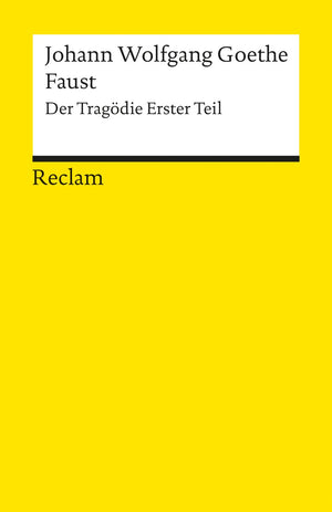 Faust (Reclam Edition) (German Edition),New