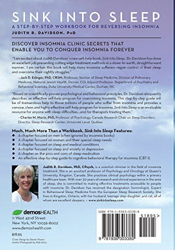 Sink Into Sleep: A Stepbystep Workbook For Reversing Insomnia,Used
