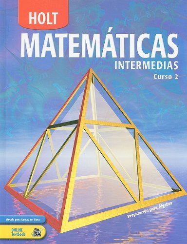 Holt Mathematics: Spanish Student Edition Course 2 2004,Used