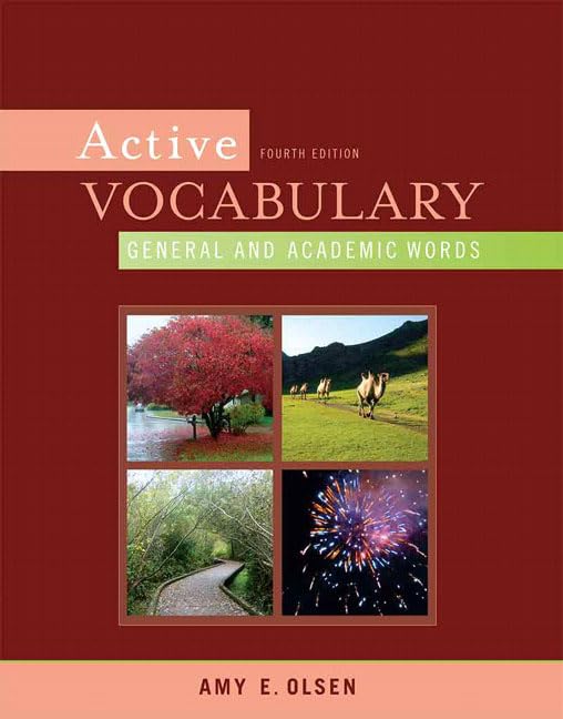 Active Vocabulary: General and Academic Words,Used